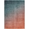 Homeroots 9' X 12' Gray and Red Orange Ombre Washable Non Skid Indoor Outdoor Area Rug 563734 - alternate 6