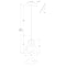 Euf Norah, Pendant, 13", Matte Black, Amber Glass 50788-033 - alternate 4