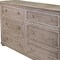 Homeroots 59" Natural Solid Wood Six Drawer Double Dresser 524560 - alternate 4