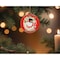 Homeroots Festive Snowman on his way Hand Painted Mouth Blown Glass Ornament 477478 - alternate 4