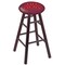 Holland Bar Stool Co Oak Counter Stool, Dark Cherry Finish, Minnesota Seat RC24OSDC - alternate 1