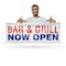 Signmission Bar and Grill Now Open, 18 Inch x 48 Inch, Vinyl Banner B-30478 - alternate 3