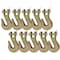 Mytee Products 3/8 Grade 70 Clevis Grab Hooks Wrecker Tow Chain Flatbed Truck Trailer, 10PK GH38x10 - alternate 6