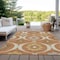 Homeroots 3' X 5' Orange Copper And Gray Medallion Washable Indoor Outdoor Area Rug 589638 - alternate 5