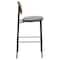 Leisuremod Euston Wicker Bar Stool with Black Steel Frame, Grey EC29GR - alternate 7