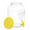 Gibson Home Chiara 2 Gallon Mason Cold Drink  Dispenser with Yellow Metal Base and Lid 130948.02RR - alternate 4