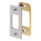 Defender Security Deadbolt Strike, 2-3/4 in L, 1-1/8 in W, Steel, Satin Nickel E 2483 - alternate 1