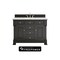 James Martin Vanities Brookfield 48 in. Single Vanity, Black Onyx w/ 3 CM Ethereal Noctis Silestone Top 547-V48-BKO-FENC - alternate 1