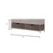 Homeroots Walnut Pull Handle Set of 2 Baskets, 2PK 347042 - alternate 3