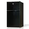 Tcl 3.1 Cu. Ft. Compact Double-Door Mini Refrigerator, Black TRM31D4AB - alternate 1