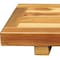 Homeroots 29" Natural Teak Wood Bath Tray And Seat 376658 - alternate 4
