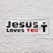 Signmission Jesus Loves You, 18 Inch x 48 Inch, Vinyl Banner B-30709 - alternate 4