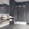 Vigo 36 in. L x 48 in. W x 79 in. H Frameless Sliding Rectangle Shower Enclosure Kit in Chrome VG6051CHCL48WL - alternate 7