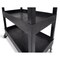 Luxor Cart, (2) Tub, 1 Flat shelves, 18"x32", High Density Polyethylene (Shelf)/Polyvinyl Chloride (Leg) EC121HD-B - alternate 9