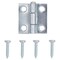 Prosource Utility Hinge, Steel, Zinc, Removable Pin, 180 deg Range of Motion, Full Mortise Mounting LR-052-PS - alternate 1