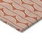 Homeroots 10' X 14' Coral And Beige Ogee Washable Indoor Outdoor Area Rug 601547 - alternate 6