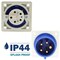 Walther-Werke Pin and Sleeve Inlet, 20A, 230/3Ã¸Y 120/208, 3 Phase, 3 Pole, NEMA Not Rated 615509 - alternate 6