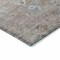 Homeroots 8' Taupe And Brown Round Floral Washable Indoor Outdoor Area Rug 609524 - alternate 8