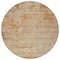 Homeroots 8' Copper And Terra Cotta Round Abstract Washable Indoor Outdoor Area Rug 605580 - alternate 6