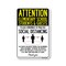 Signmission PSA, Elementary School Students And Guests Social Distancing, 14inX10in Rigid Plastic, P-1014-25389 OS-NS-P-1014-25389 - alternate 1