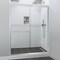 Fab Glass And Mirror Bypass Sliding Tub Shower Door Sorrento Economy Series Adjustable 56in-60in Width 58in Height - Se SHSO60X58CH - alternate 7