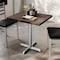 Flash Furniture Bennett 24 in x 30 in Solid Wood Indoor Tabletop in Dark Brown with 22 in x 22 in Dining Height GSF-REC2430-DKBRN-T2222S-GG - alternate 8