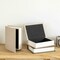 Vintiquewise Set of 3 8in Classic Linen-Covered MDF Vintage-Style Book Box Storage Case for Keepsakes QI004856.3 - alternate 6