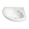 Alfi Brand ALFI brand ABC120 White 22" Corner Wall Mounted Ceramic Sink with Faucet Hole ABC120 - alternate 7