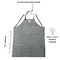 Golden Protective Services Oil Shield Hycar, Black Nitrile Rubber Apron Mid-Weight 42 in, Food Service Safety 9001 - alternate 4
