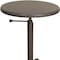 Homeroots 22" Industrial And Inustrial Iron Round End Table 493235 - alternate 3