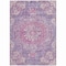 Homeroots 10' X 14' Purple Floral Medallion Washable Indoor Outdoor Area Rug 607853 - alternate 6