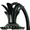 Homeroots Matte Black Hanging Pineapple Wall Light 398404 - alternate 3