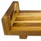 Homeroots 29"W Natural Teak Bath Tray and Seat with Handles 376659 - alternate 5