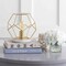 Jonathan Y James 10" MidCentury Glam Metal/Marble Geometric LED Table Lamp, Brass JYL1047A - alternate 7