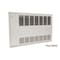 King Electric KCC Convection Cabinet Heater 2Ft 208V 2000W 3-Ph, Surface Mount, W/ Sp Stat, Pearl White KCC2-2020-3-S-T-PW - alternate 1