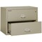 Fireking 2 Drawer, 1 Hr Fire & Impact Rated, 38" Wide Lateral Pewter 2-3822-CPE - alternate 3