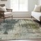 Homeroots 5' X 8' Sage Beige And Brown Abstract Washable Indoor Outdoor Area Rug 587321 - alternate 6