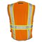 Dome75 Hi-Vis Safety Vest SM/MD Class ANSI/ISEA 107-2020 Class 2 , Zipper 6 Pockets, 2 Mic Tab DV2123 - alternate 7
