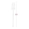 Smarty Had A Party Solid White Moderno Disposable Plastic Dinner Forks, 240PK 9340WH-FK-CASE - alternate 6