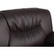 Homeroots 64in Brown And Silver Faux Leather Loveseat 329464 - alternate 7