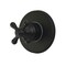 Kingston Brass Single-Handle Six-Way Diverter Valve with Round Trim Kit, Matte Black KS4030BX - alternate 1