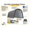 Shelterlogic ShelterCoat 13 x 24 x 1 ft Grey Wind And Snow Rated Garage Round 74332 - alternate 12