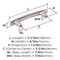 Amerock Willow 3-3/4 inch (96mm) Center-to-Center Satin Nickel Cabinet Pull, 25PK 25VMP37310G10 - alternate 3