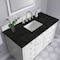 James Martin Vanities Brittany 48" Single Vanity in Bright White, w/ 3 CM Phantome Eclos Top 655-V48-BW-3PHT - alternate 4