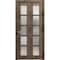 Sartodoors Sliding Closet Bi-fold Doors Oak Solid Core Modern Interior QUADRO4002BF-AKA-64 x 80 (2* 32x80) - alternate 1
