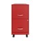 Space Solutions 14.25 in W 2 Drawer Mobile Vertical File Cabinet, Lava Red 24410 - alternate 5
