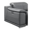 Homeroots Battleship Gray Leather Power Reclining U Shaped Eight Piece Corner Sectional 643956 - alternate 5