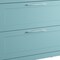 Homeroots 40" Blue Wood Freestanding Bathroom Vanity With White Sink And Two Drawers 627405 - alternate 4