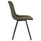 Leisuremod Markley Modern Leather Dining Chair with Metal Legs, Olive Green, 2PK MC18G2 - alternate 5