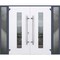 Vdomdoors Steel Double Doors Deux 5755 Gray Graphite 2 Sidelight Exterior Windows Stainless Inserts Single Mo DEUX5755DEXD-GRE-RH-W12+72+12 x H80 - alternate 5
